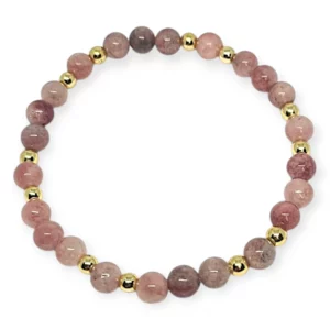 Bransoletka kamień słoneczny/hematyt